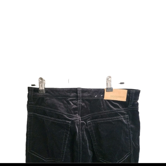 NWT Cambio Women's Size 12 Waist 30" Sharon Black Velvet Ankle High Rise Pants - Picture 4 of 8